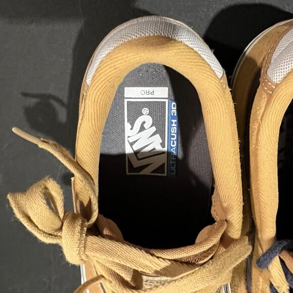 Vans Pro Trujillo Men's 7 Yellow Athletic Suede Skateboarding Old Skool Sneakers - Picture 9 of 10